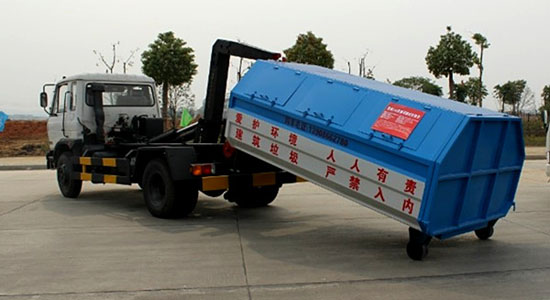 東風天錦車廂可卸式垃圾車(國五)